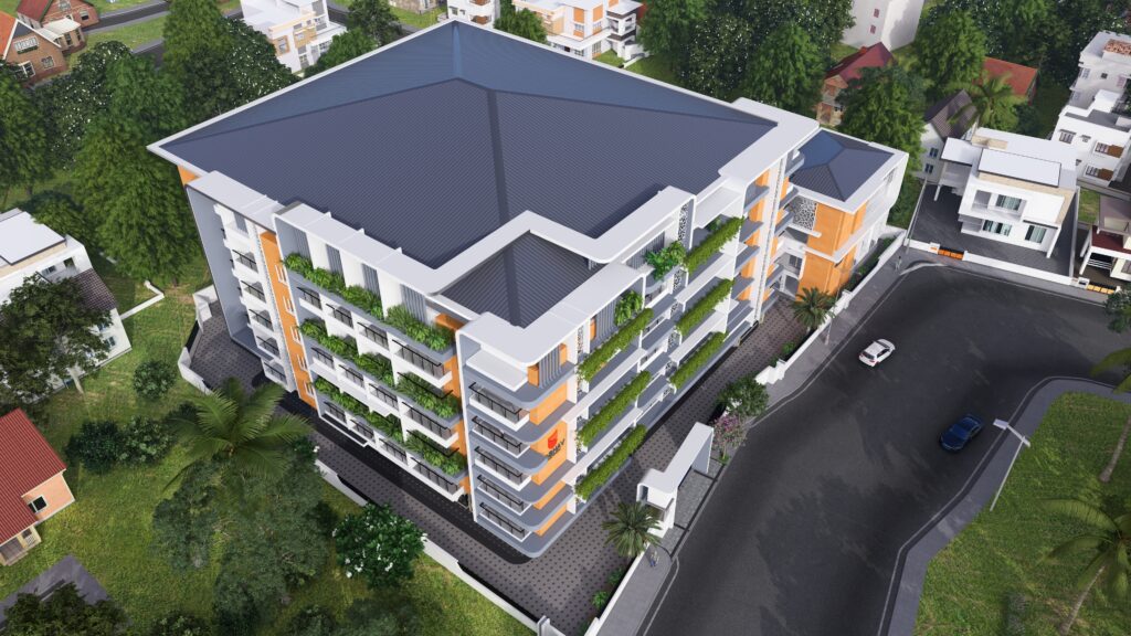 3 bhk ariel view