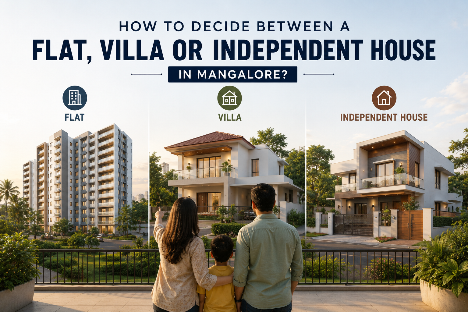 How to Decide Between A Flat, Villa, or Independent House In Mangalore