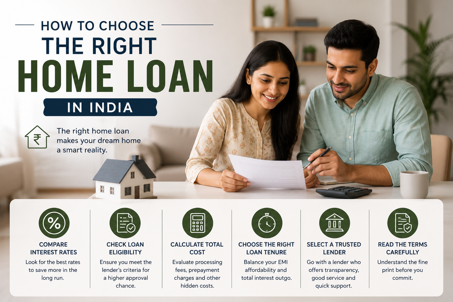 How To Choose The Right Home Loan In India