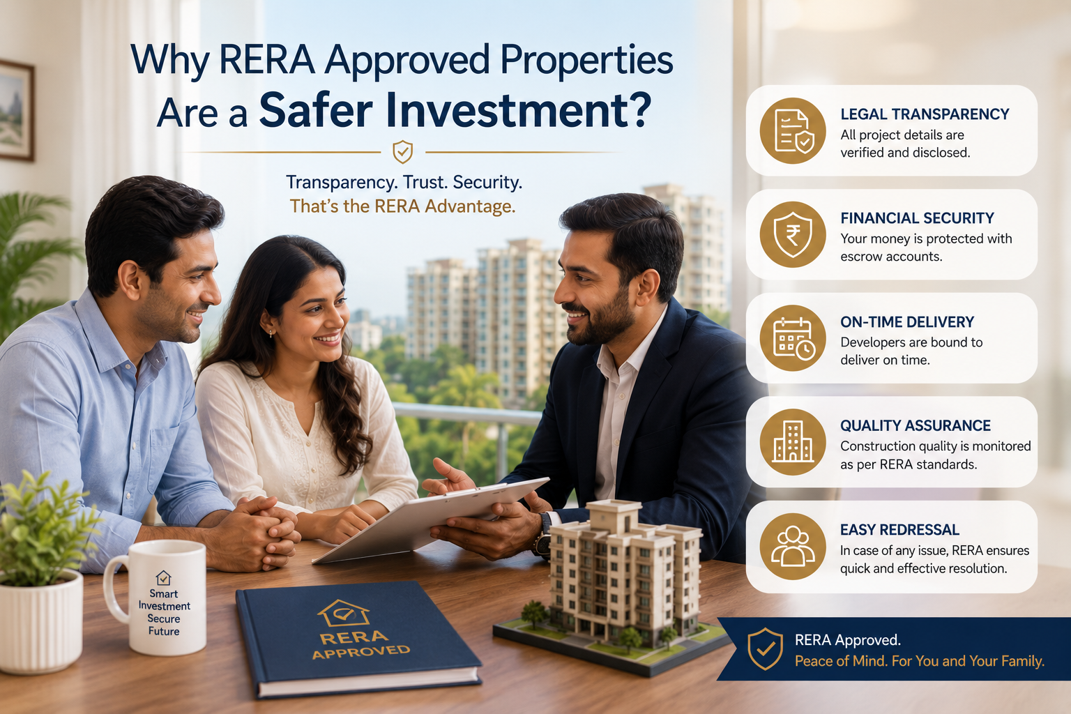 Why RERA Approved Properties Are Safer Investment