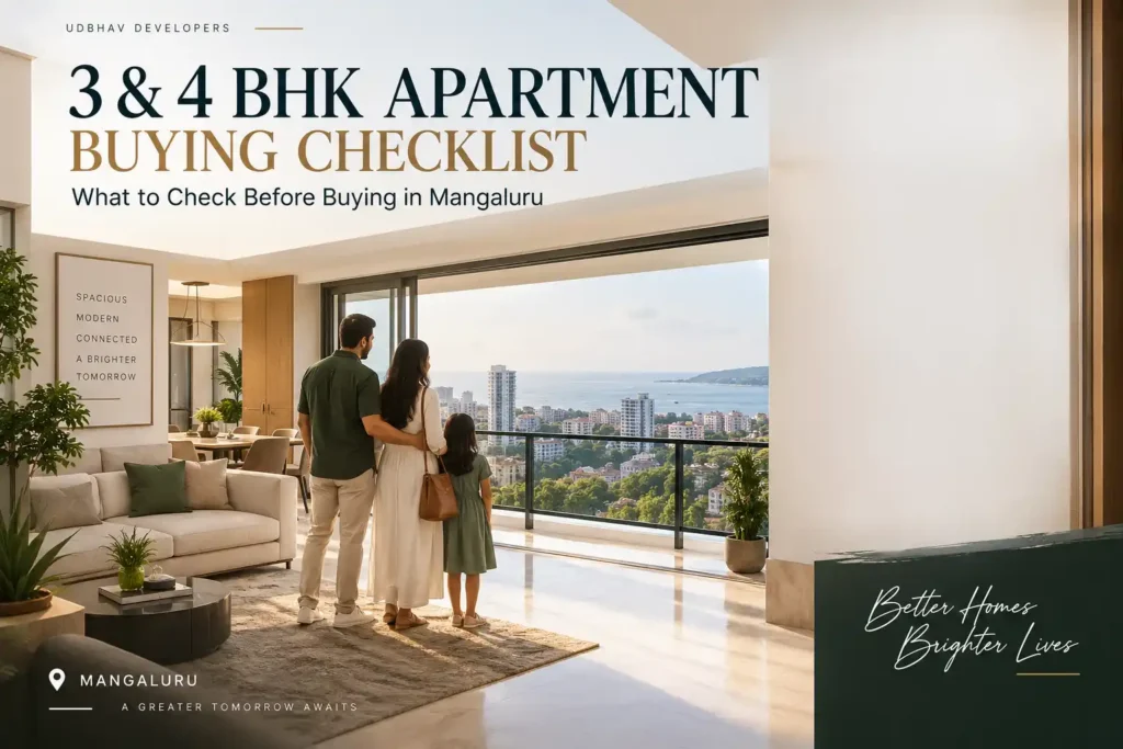 A comprehensive checklist for buying a luxury 3 or 4 BHK apartment in Kadri, Mangaluru