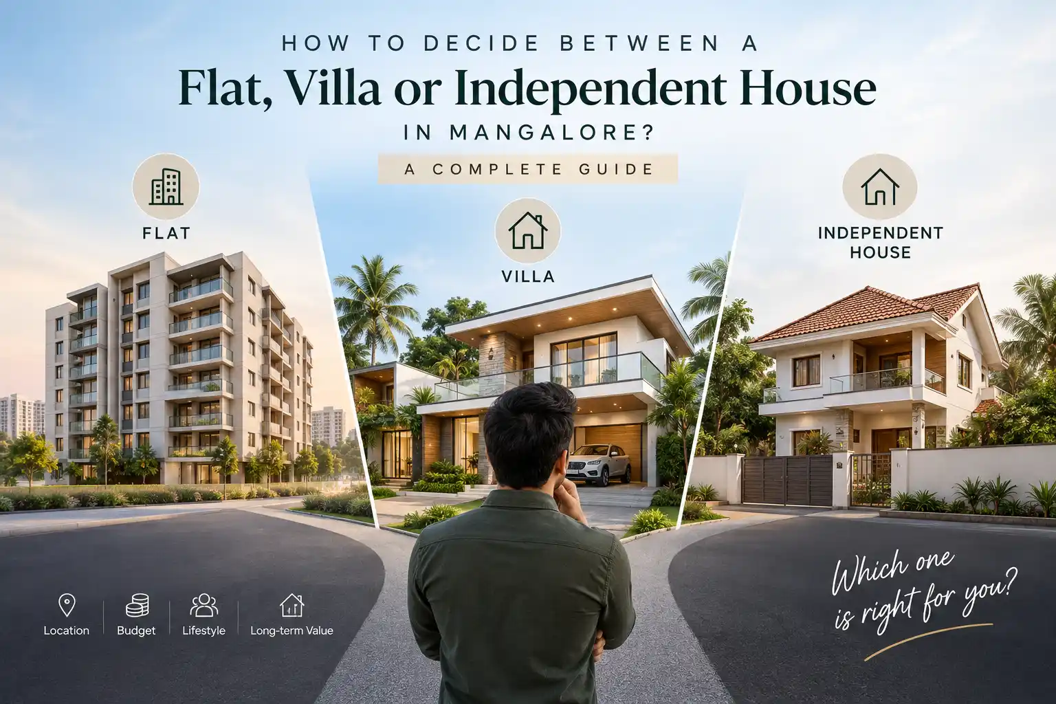 Flat vs. Villa vs. Independent House in Mangaluru: How to Choose the Right Home