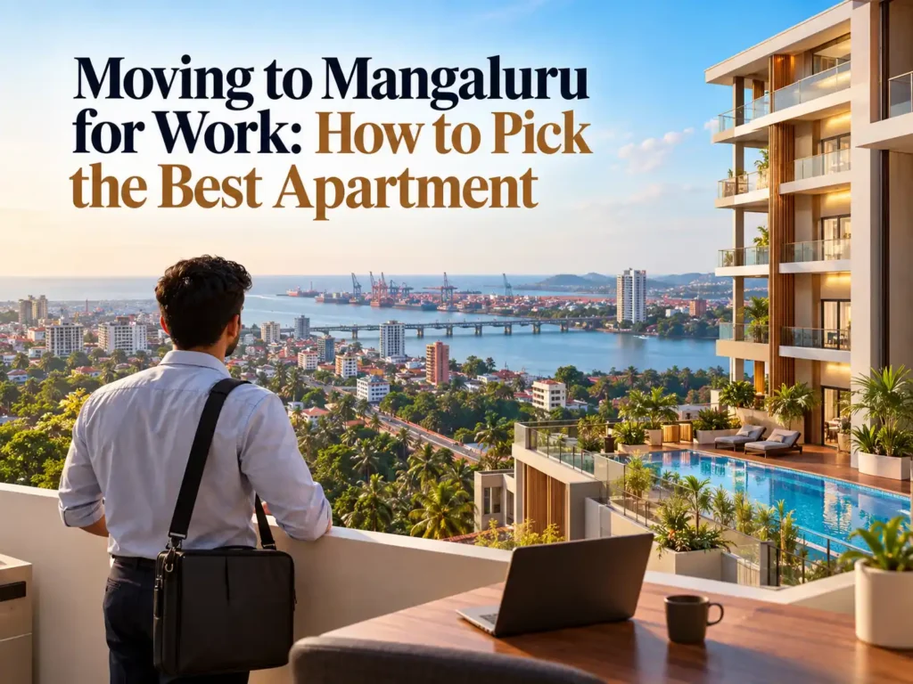 Modern luxury apartment interior in Kadri Mangaluru ideal for professionals relocating for work.