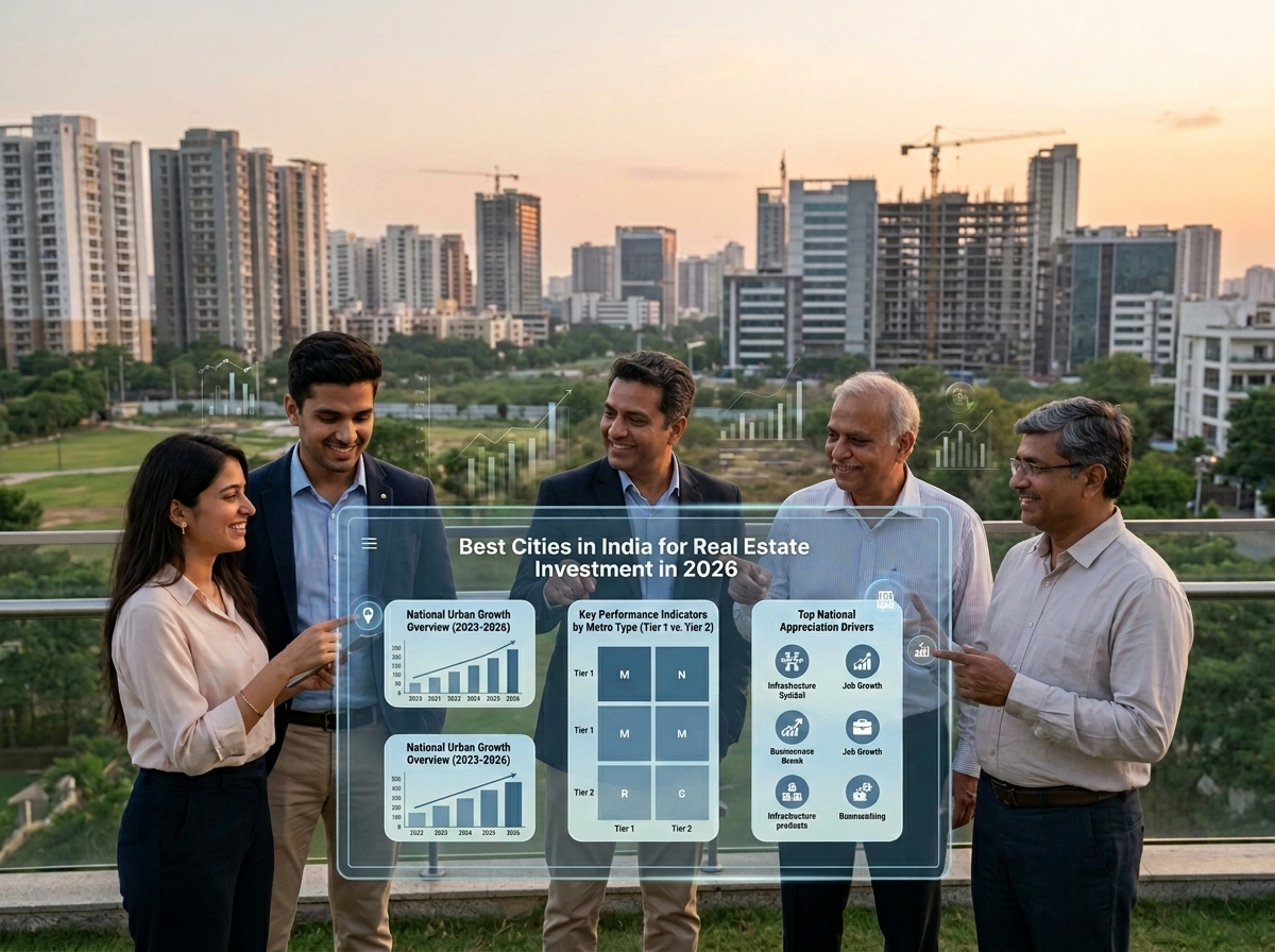 Best Cities in India for Real Estate Investment in 2026