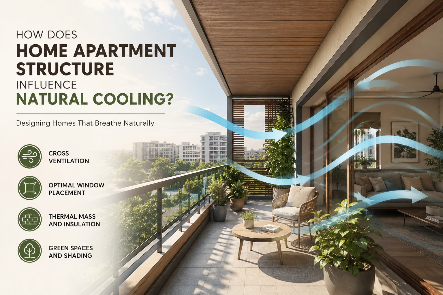 How Does Home Apartment Structure Influence Natural Cooling